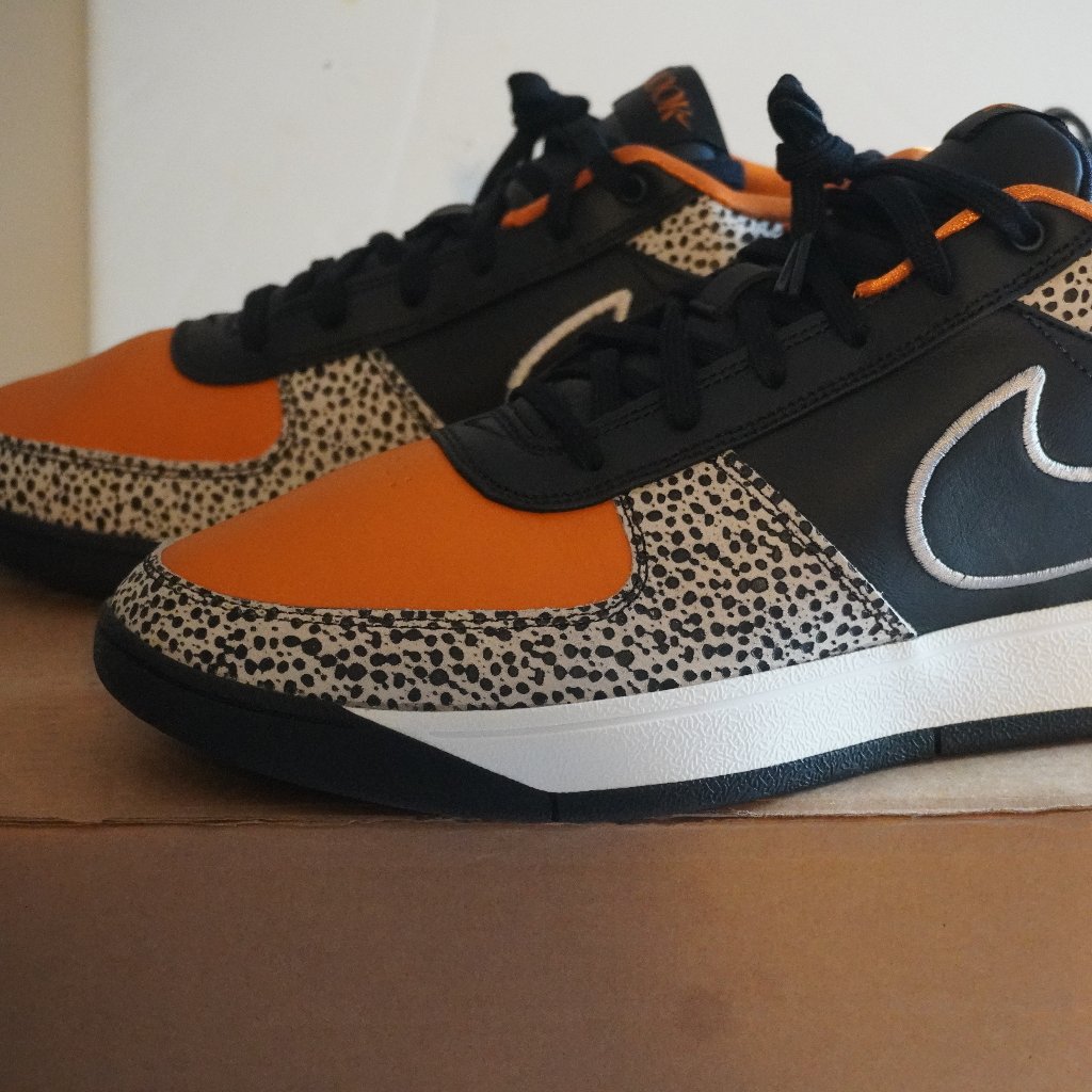 New Nike Book 1 Air Safari Black-Monarch-Black Nby Hv2096-001 Men Size 16